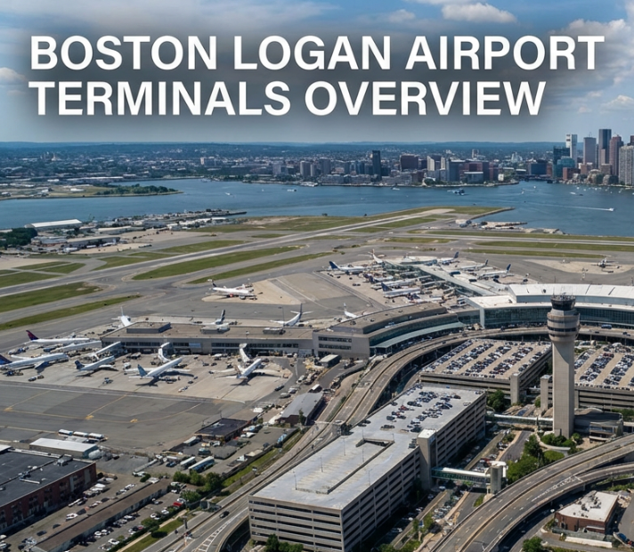 Boston Logan Airport Terminals Overview